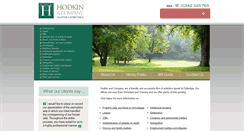 Desktop Screenshot of hodkin.org