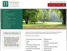 Tablet Screenshot of hodkin.org